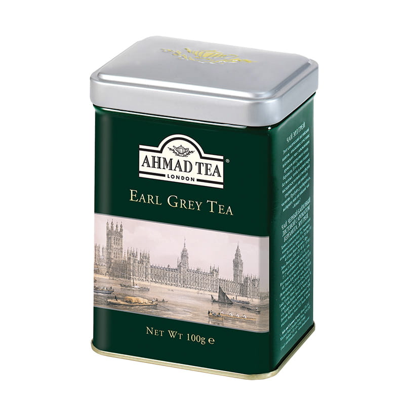 Ahmad Tea London – Earl Grey Tea (puszka) – 100 g herbata liściasta