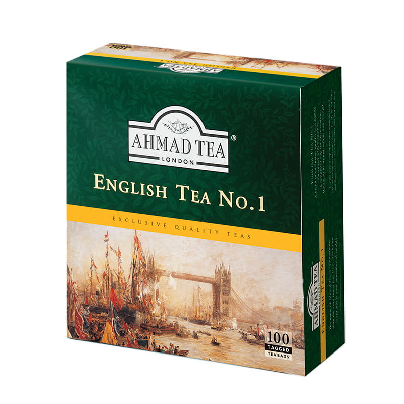 Ahmad Tea London – English Tea No.1 – 100 torebek z zawieszką